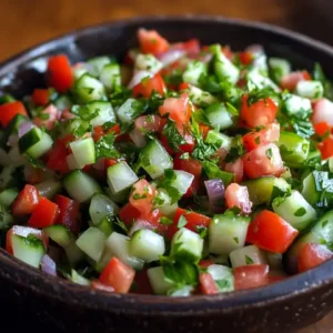 A vibrant Cebolla Ensalada featuring thinly sliced red onions garnished with fresh cilantro and served in a rustic bowl, with lime wedges and olive oil on the side.