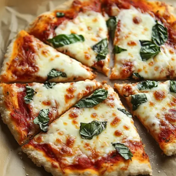 Healthy cottage cheese pizza crust made with cottage cheese, eggs, and flour for a high-protein, low-carb pizza base.
