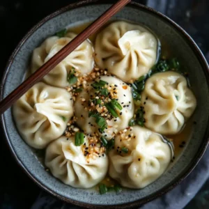 A close-up of frozen soup dumplings arranged in a bamboo steamer, showcasing their delicate pleats and soft, translucent skin, ready to be steamed.