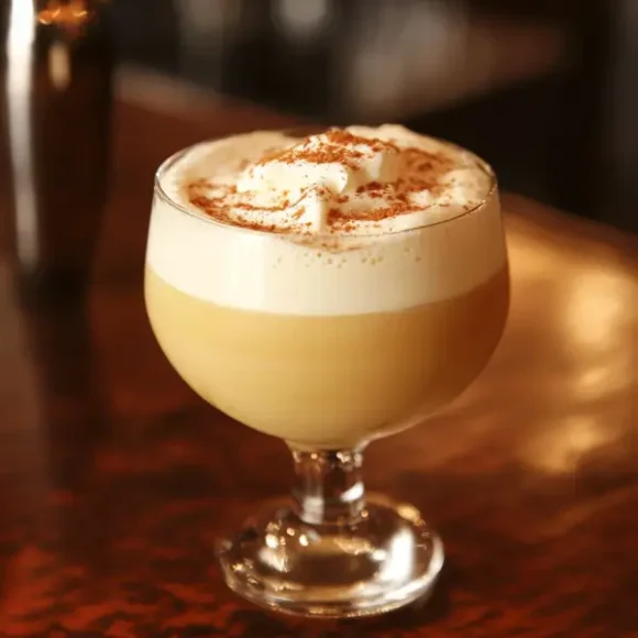 A variety of bourbon cream drink recipes, showcasing different cocktails made with bourbon cream, served in elegant glasses with ice, garnished with cinnamon or nutmeg.