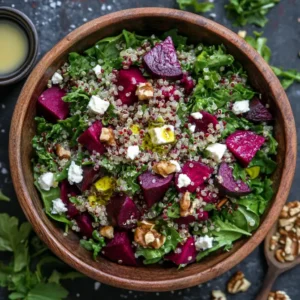 Quinoa beet salad